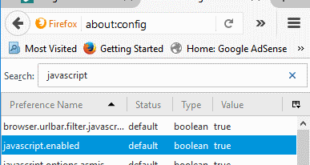 How to Disable JavaScript in Firefox