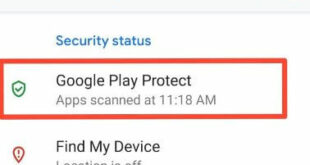 How to Disable Play Protect