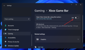 How to Disable Xbox Game Bar in Windows 11
