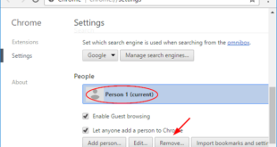 How to Disable Chrome Profiles