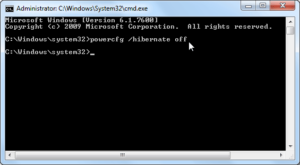 How to Disable Hibernation in Windows 8