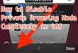 How to Disable Private Browsing on Mac