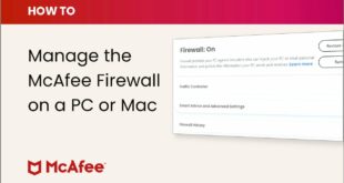 How to Disable the McAfee Firewall